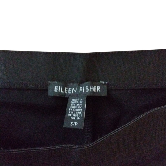 Eileen Fisher Leather Front Leggings Women's Size Small - Picture 4 of 8